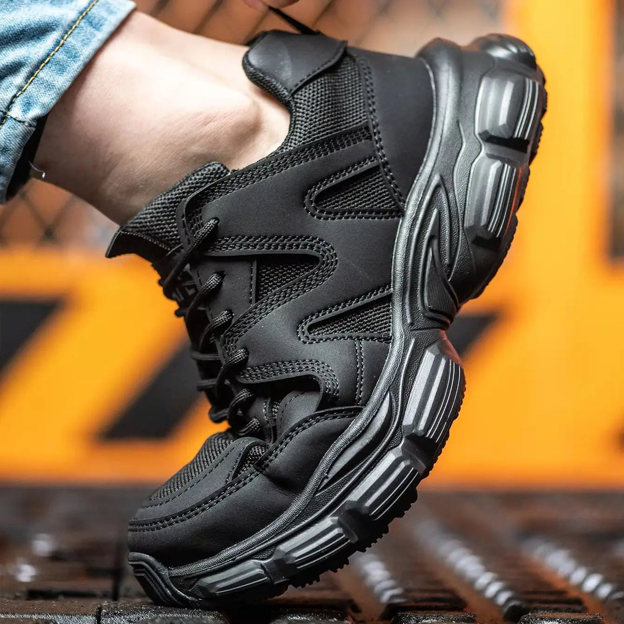 أحذية أمان نسائية مقاومة للماء بأصابع فولاذية