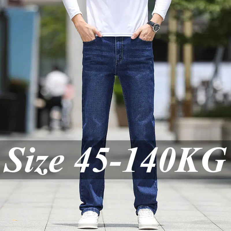 Men's Plus Size Business Casual Jeans