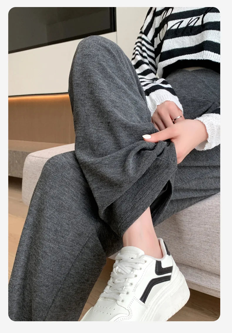 Wide-Leg Low-Waist Maternity Pants