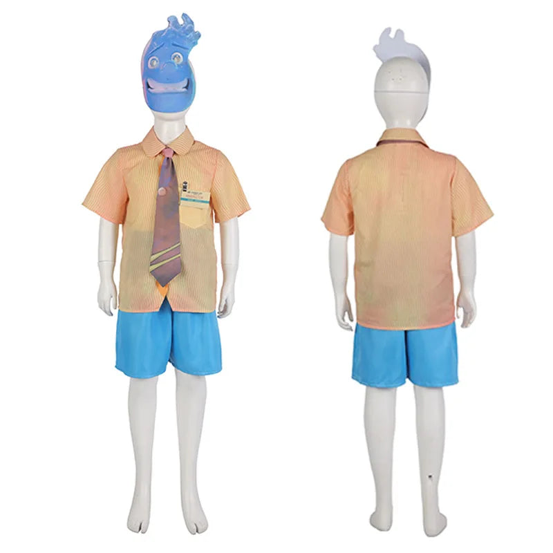 Disney Element City Fire Cosplay Dress