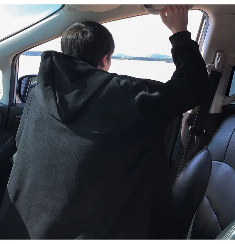 Men's Plus Size Zip Hoodie – Heavy Cotton Blend