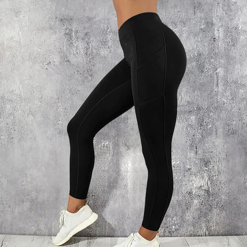 Women Pocketed Gym Yoga Leggings