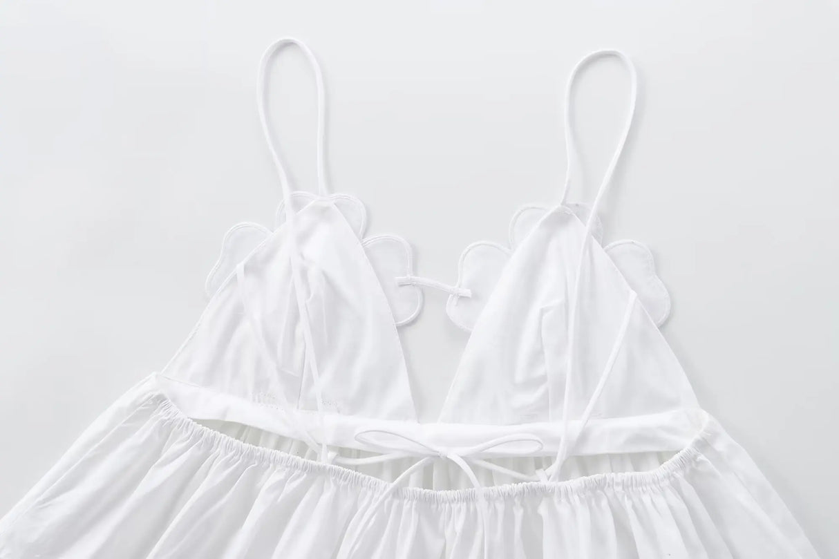 Rhinestone Backless Cami