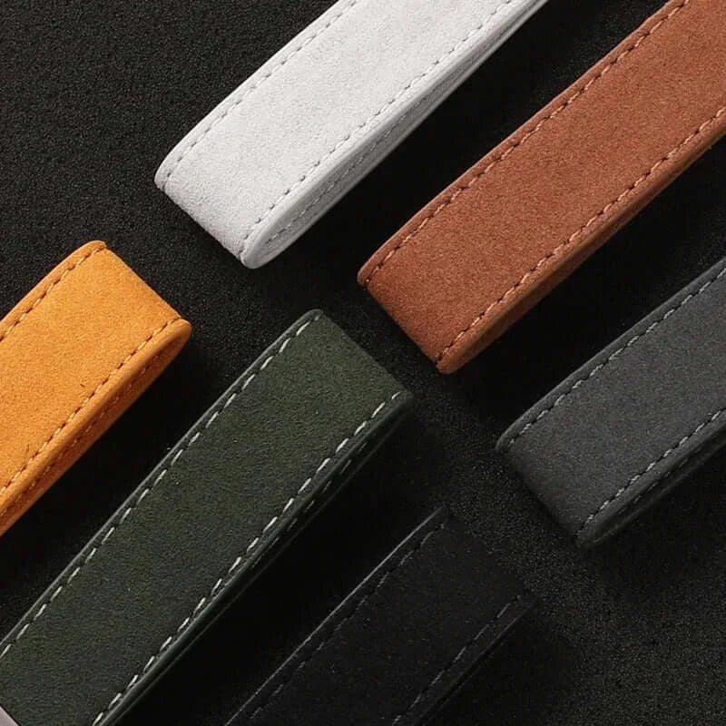 Custom Name Logo Leather Keychain