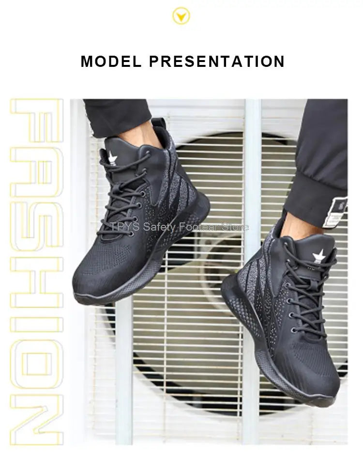 أحذية أمان عالية الجودة للرجال غير قابلة للتدمير