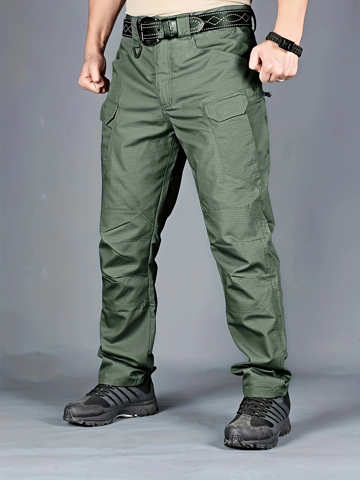 Plus Size Men's Thin Cargo Pants – Summer Loose Fit