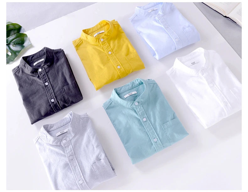 قميص أكسفورد أبيض للرجال