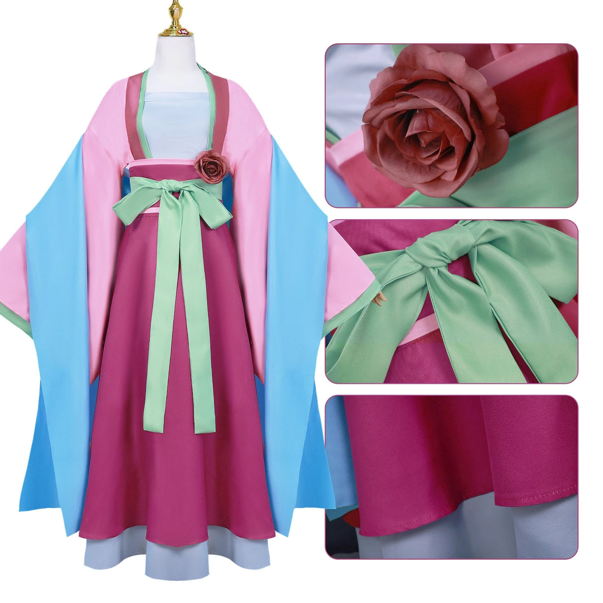 Japanese Geisha Modified Kimono Cosplay Dress