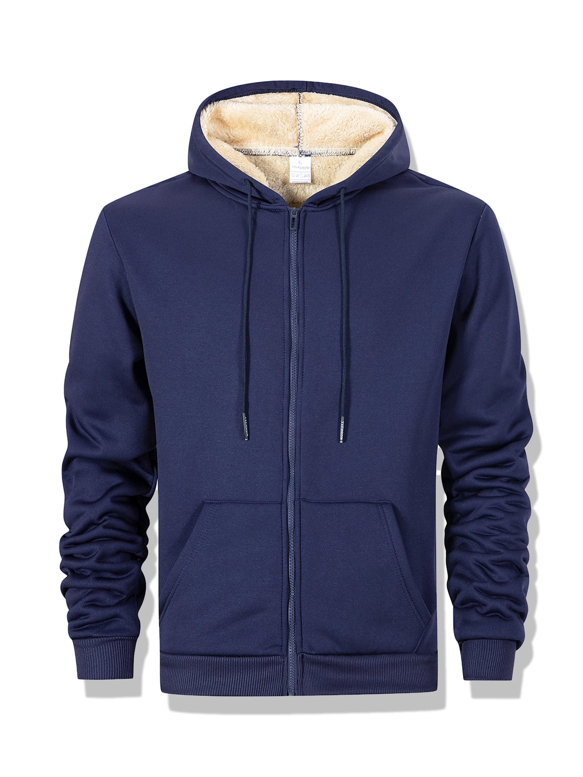Men's Thick Fleece Zip Hoodie