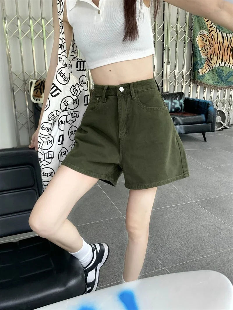 Women's Baggy Denim Short Jeans