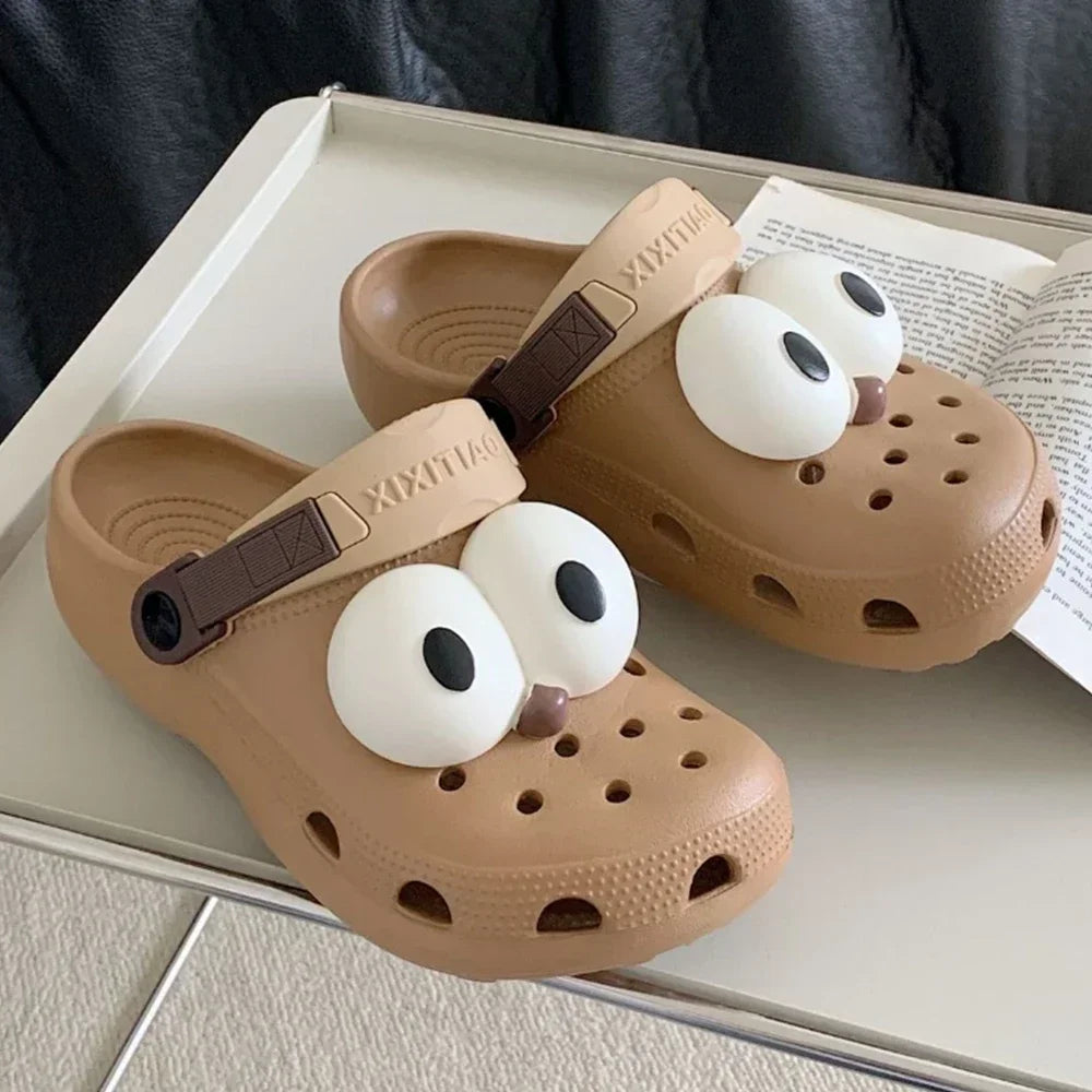 Women Funny Eye Shoe Charms Cute Accessories