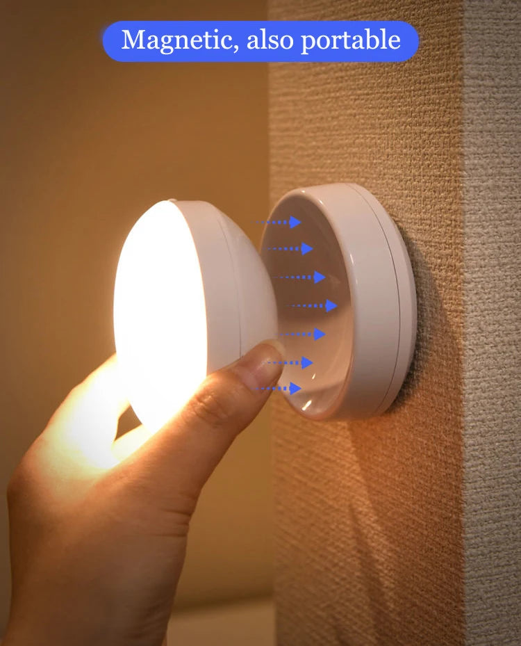 USB Rechargeable LED Night Motion Sensor Light