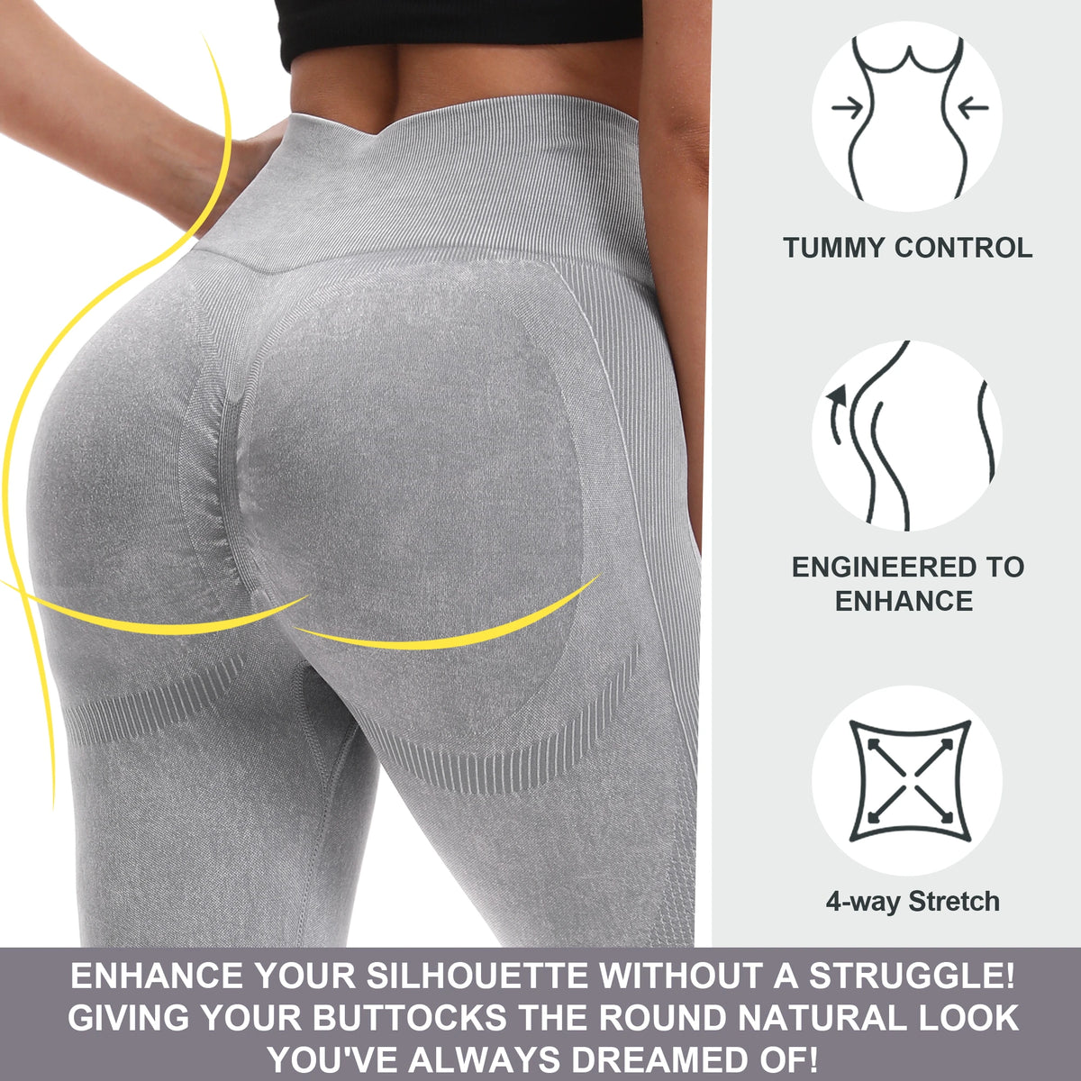 Women's High Waisted Yoga Leggings