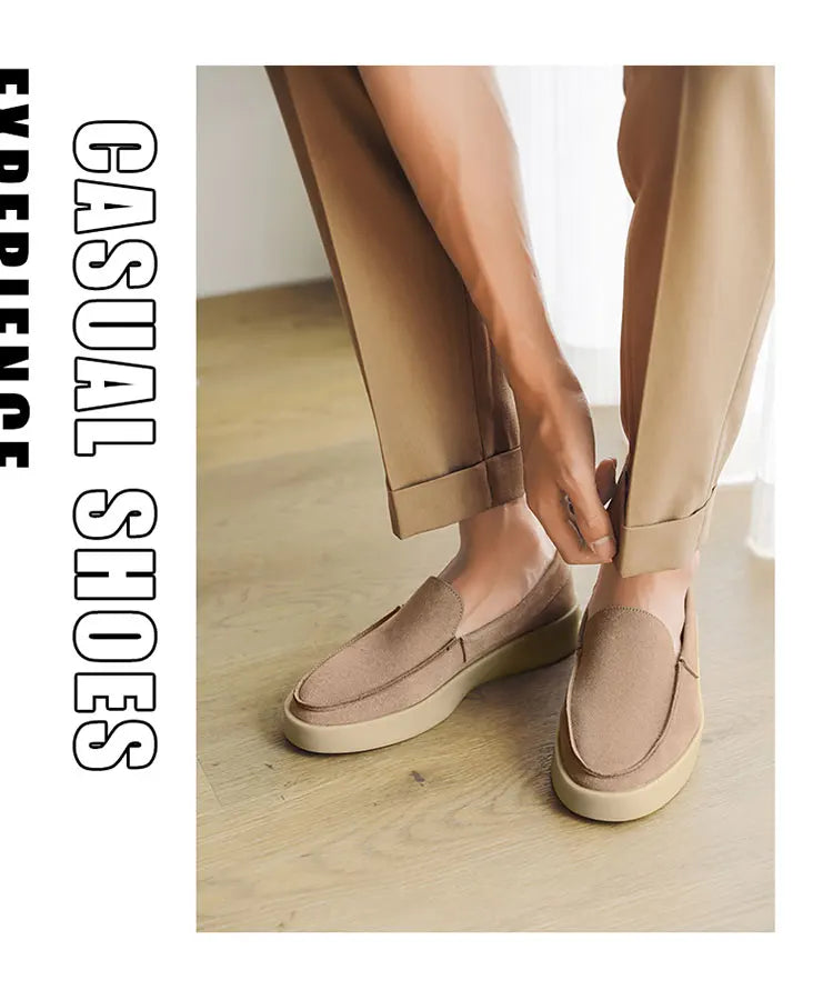 Men Suede Lightweight Driving Loafers