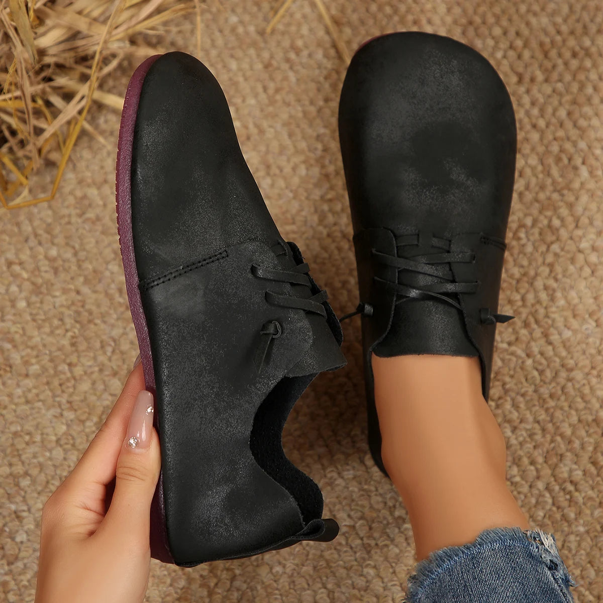 حذاء لوفر نسائي أنيق وسهل الارتداء