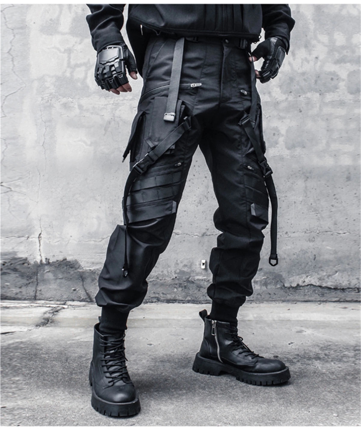 Men Techwear Tactical Cargo Pants