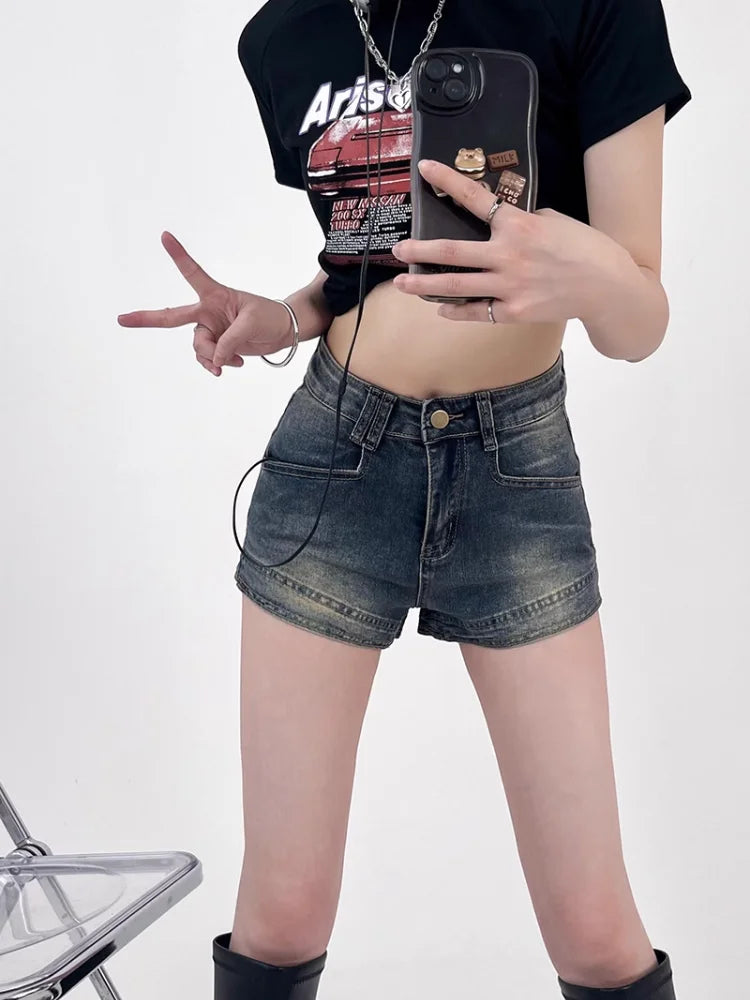 Women's Sexy Retro Denim Shorts