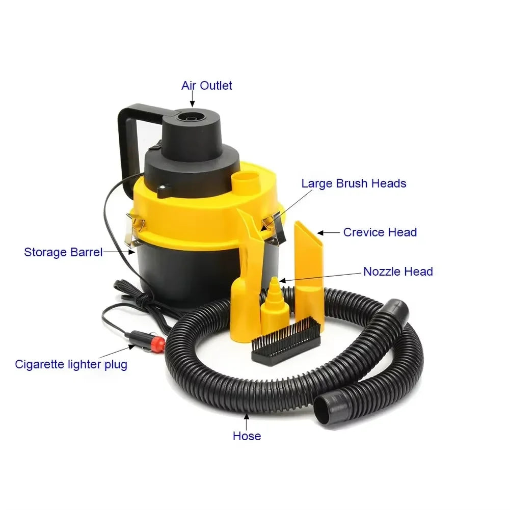 Multifunctional Portable Car Vacuum Cleaner