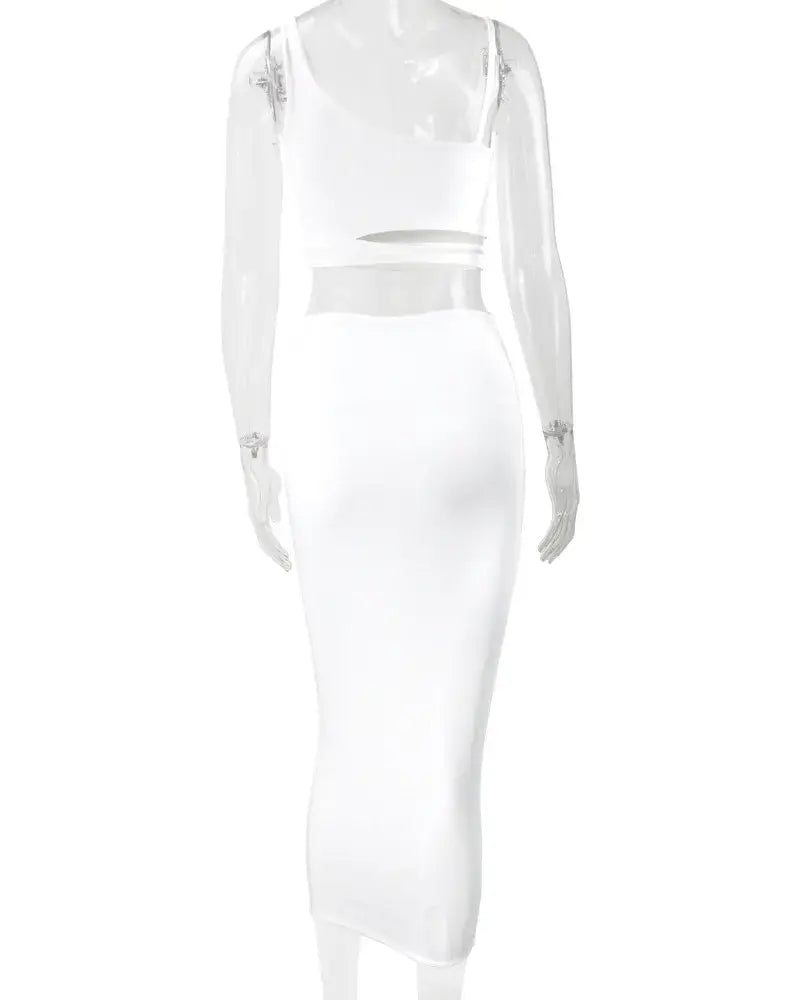 Chic Party Night Dress – Two Piece Set for Women