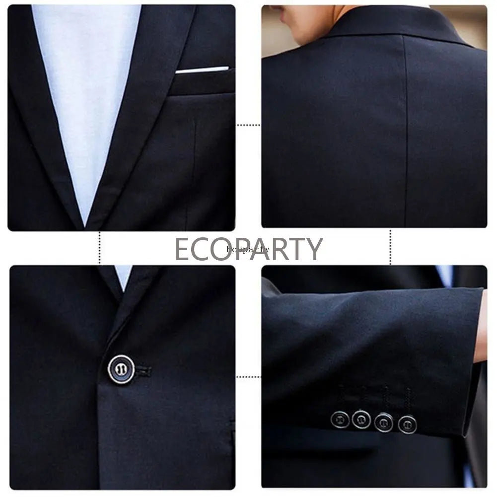 بدلة عمل رسمية ضيقة للرجال