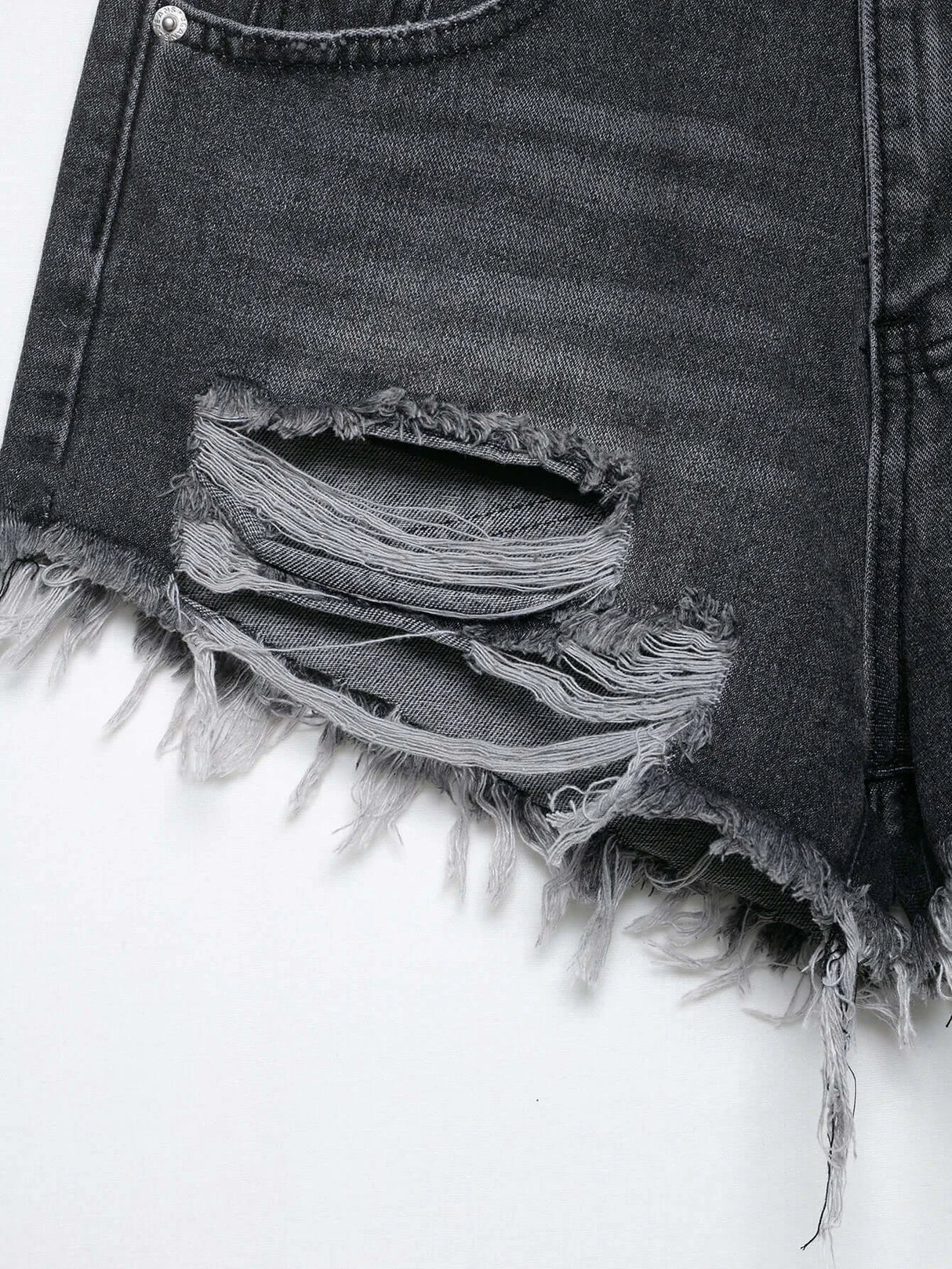 Women High Waist Denim Shorts