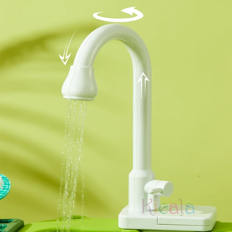 Kids Electric Kitchen Sink Toy