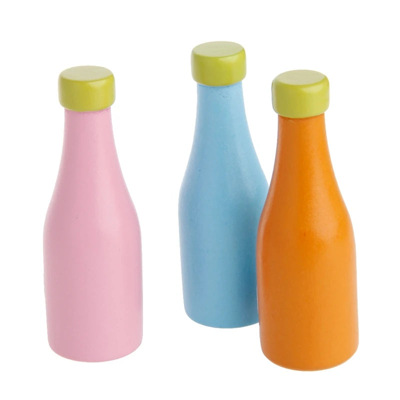 Wooden Kids Fruit Cutting Toy Set