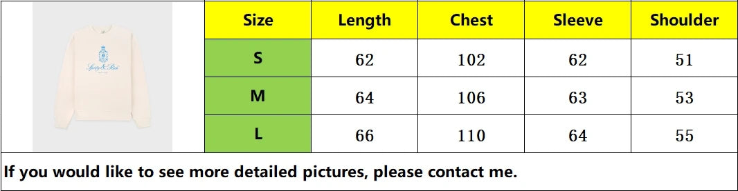 Women's Crown Letter Cotton Sweatshirt