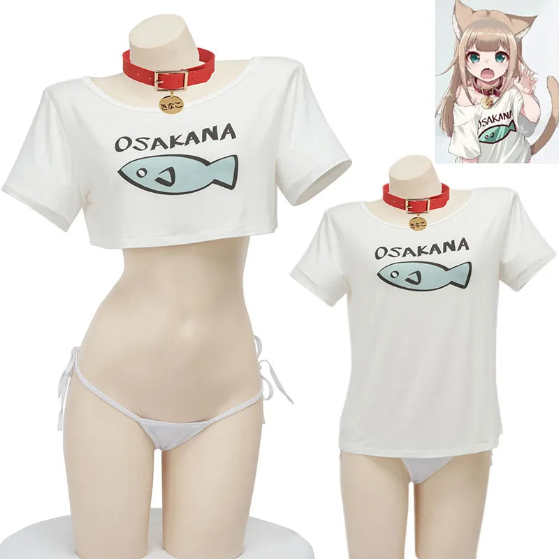 Kinako OSAKANA Cute Anime Summer Outfit