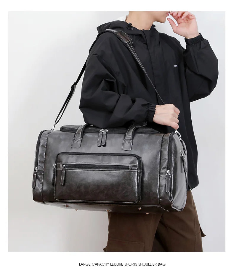 Premium Leather Travel Bag