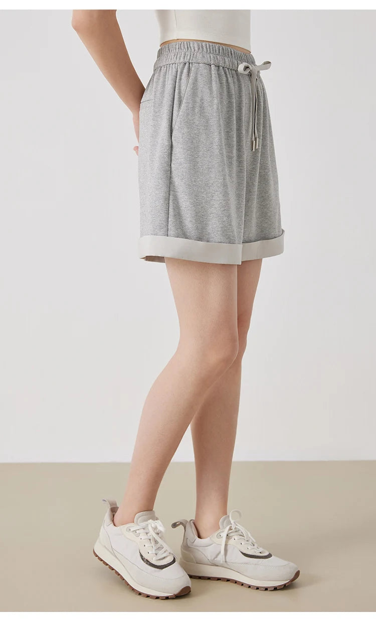 Women's Drawstring Cotton Casual Shorts