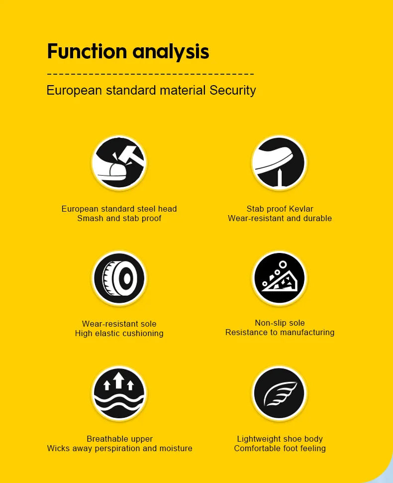 أحذية رياضية آمنة للرجال مزودة بوسادة هوائية