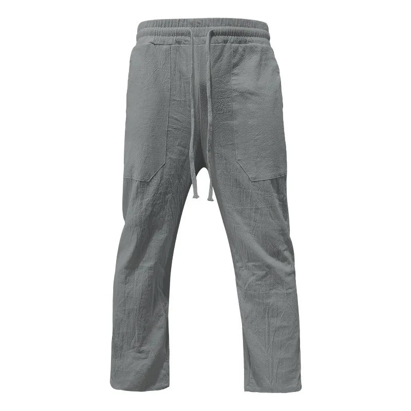 Men’s Cotton Linen Yoga Pants