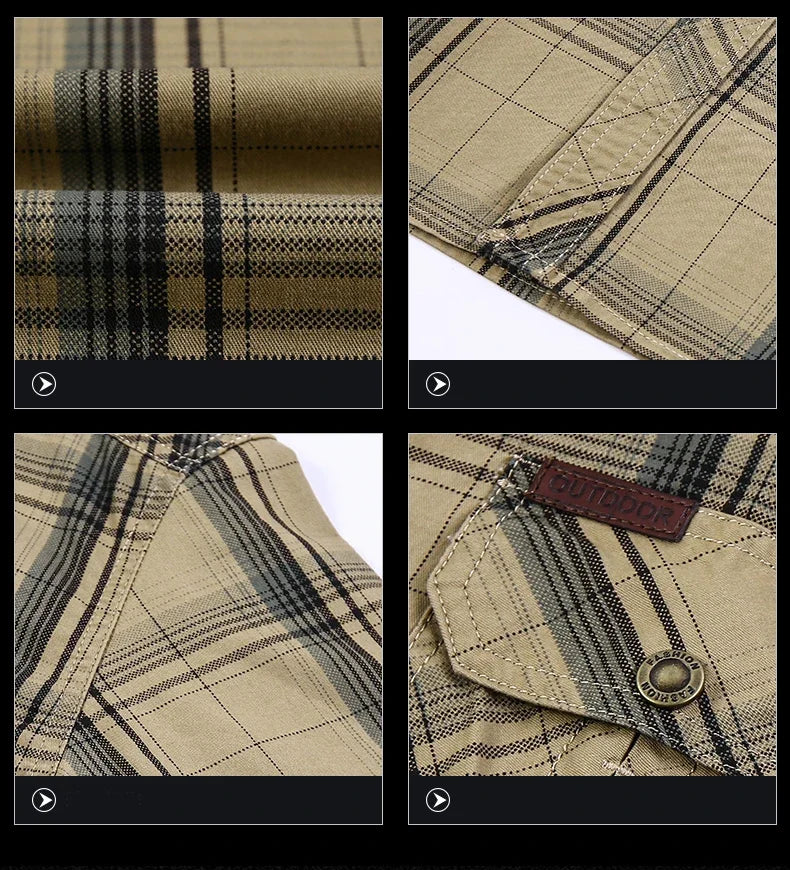 Men Plaid Casual Shirt