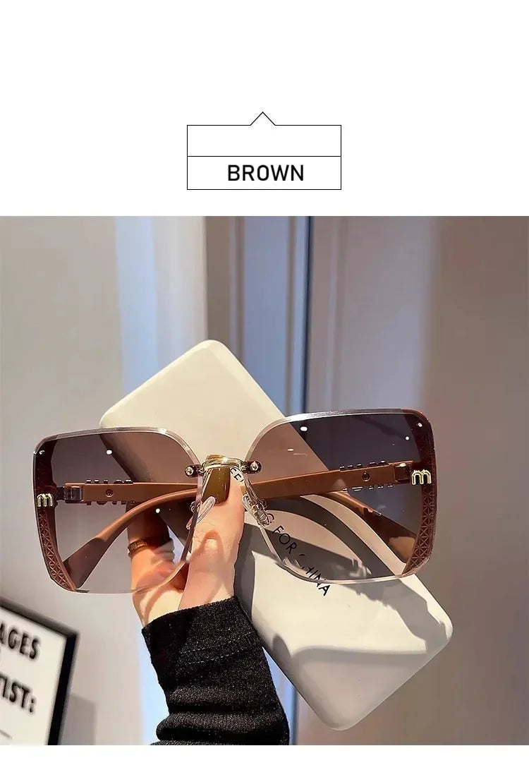 Premium Oversized Square Sunglasses