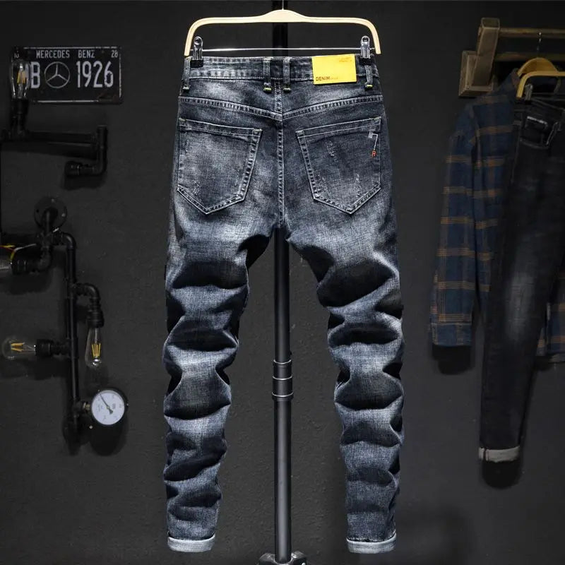 Apex Ripped Straight Jeans