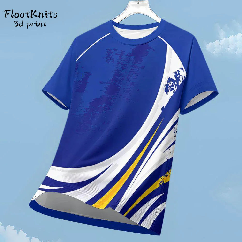 تي شيرت رياضي رجالي متدرج الألوان