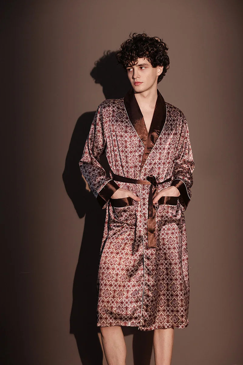 Elite Silk Lounge Robe