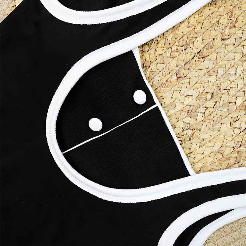 Vintage Bandeau Swimsuit