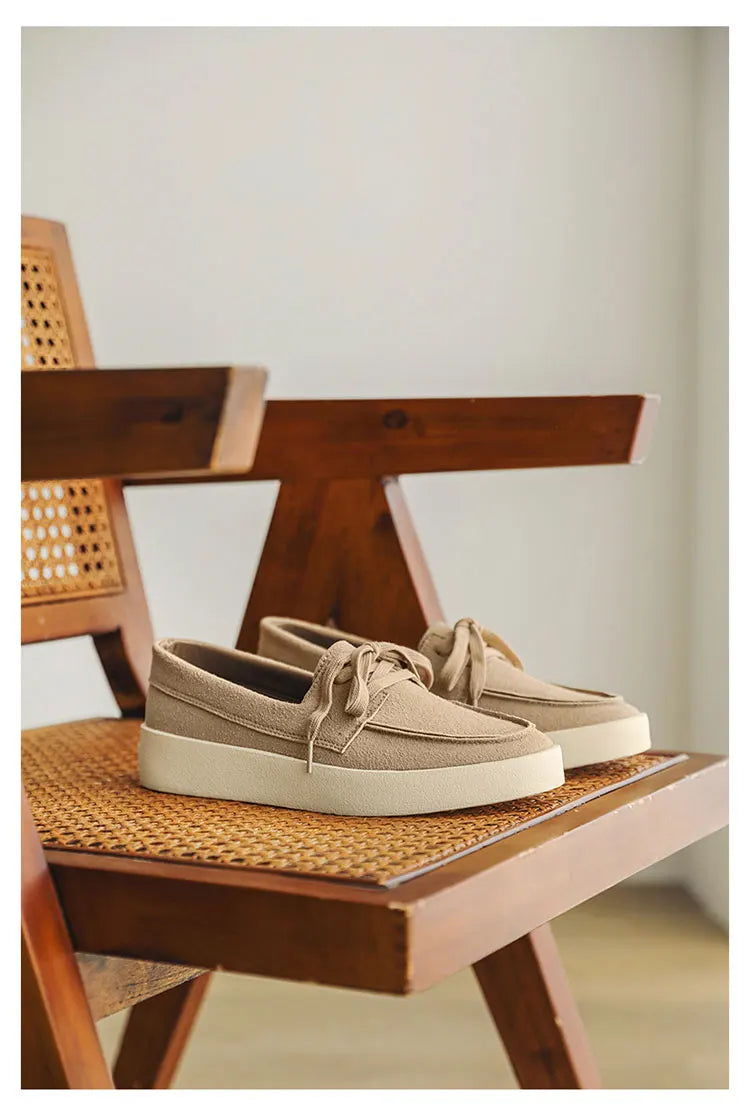 Men Suede Lightweight Driving Loafers