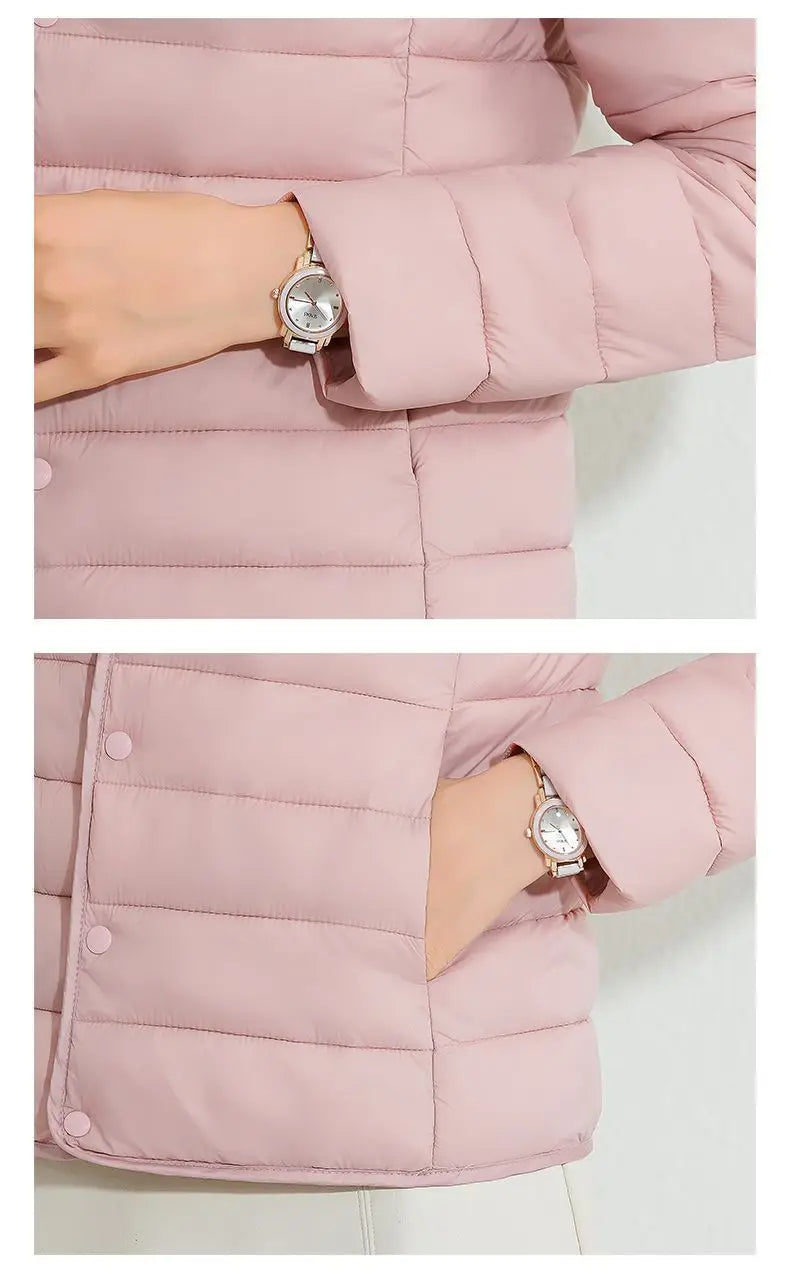Women's Light Thin Round Neck Jacket