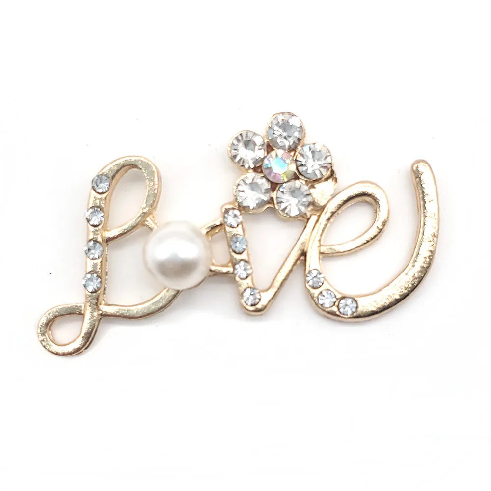 Women Bling Shoe Charms Crystal Chain Jewelry