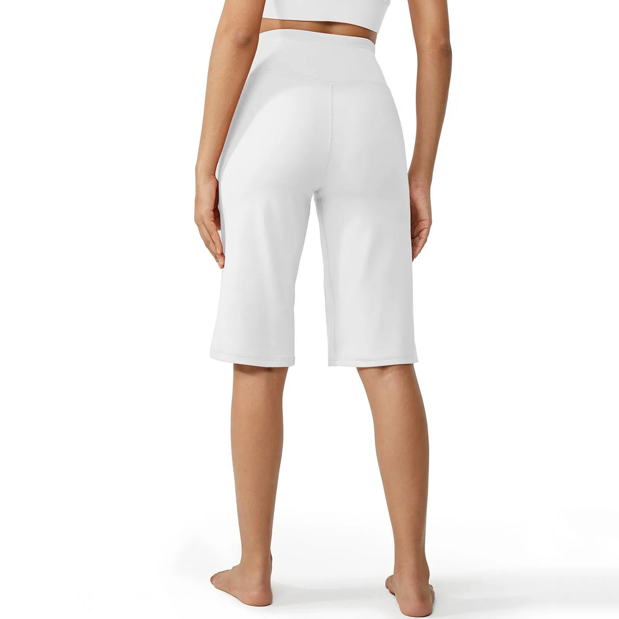 Women Capri Pants with Pockets Yoga Fit