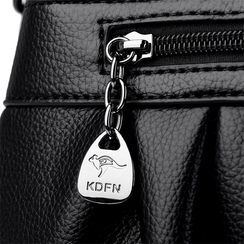 Triple Compartment Tote Bag