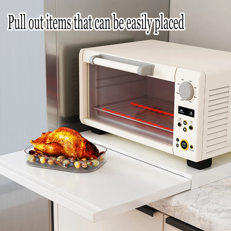 Kitchen Microwave Storage Rack Organizer