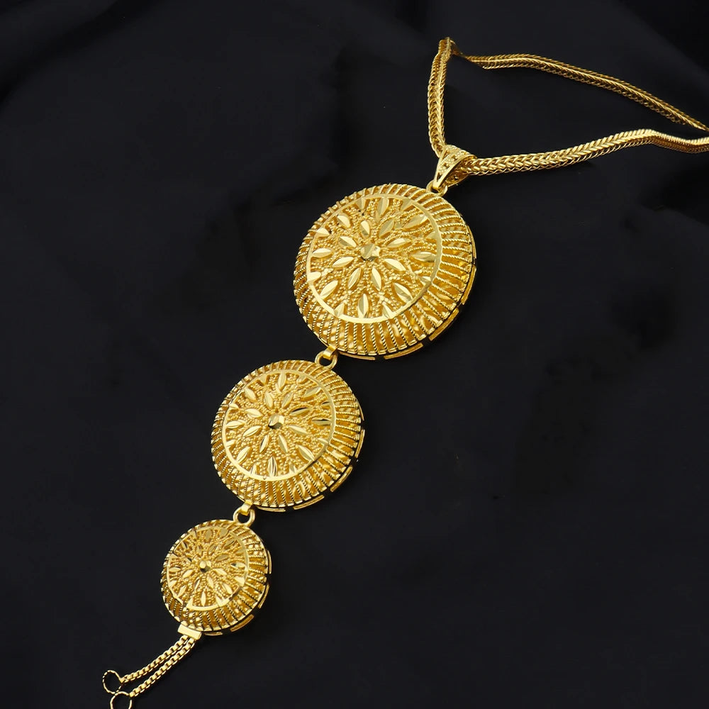 Dubai Gold Plated Wedding Jewelry Set