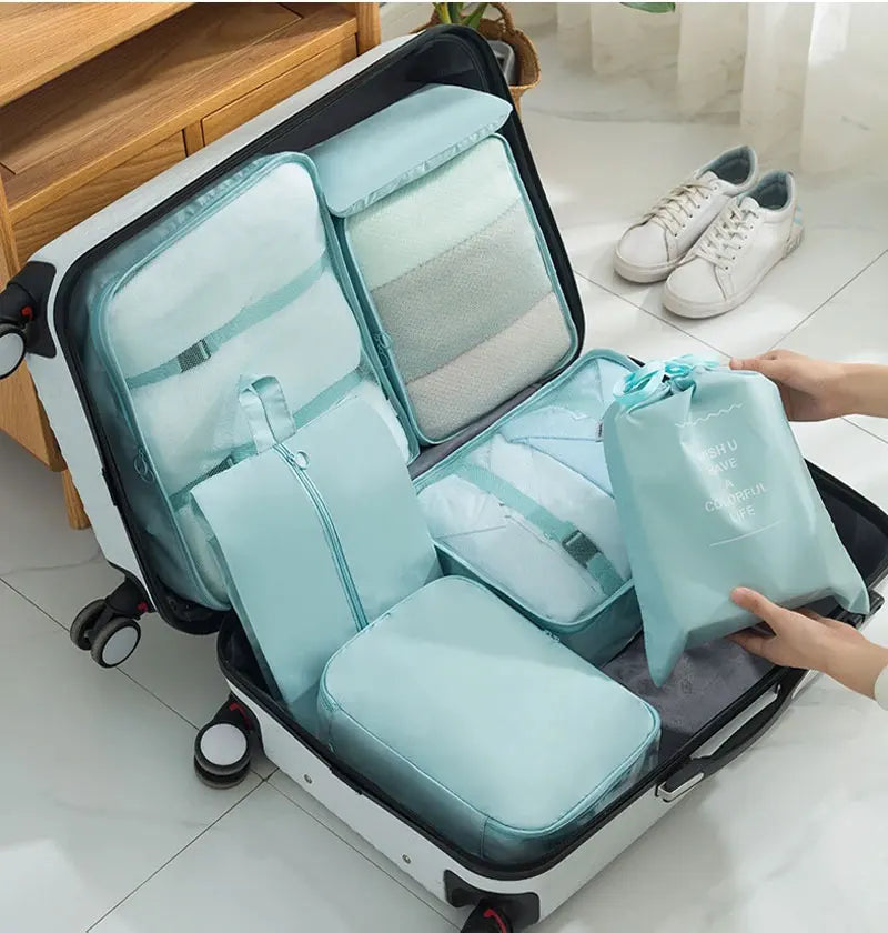 10/7-Piece Travel Organizer Set – Suitcase Packing Cubes
