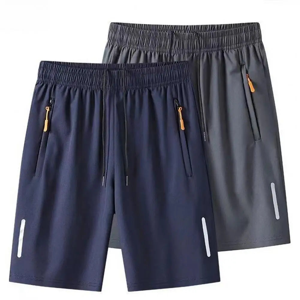 Men's Plus Size Ice Silk Shorts – Cool Summer Wear
