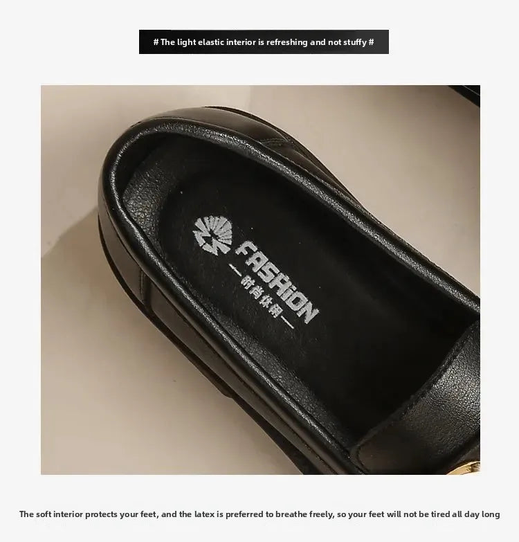 حذاء فاخر بكعب عالٍ وسلسلة معدنية - ٢٠٢٥