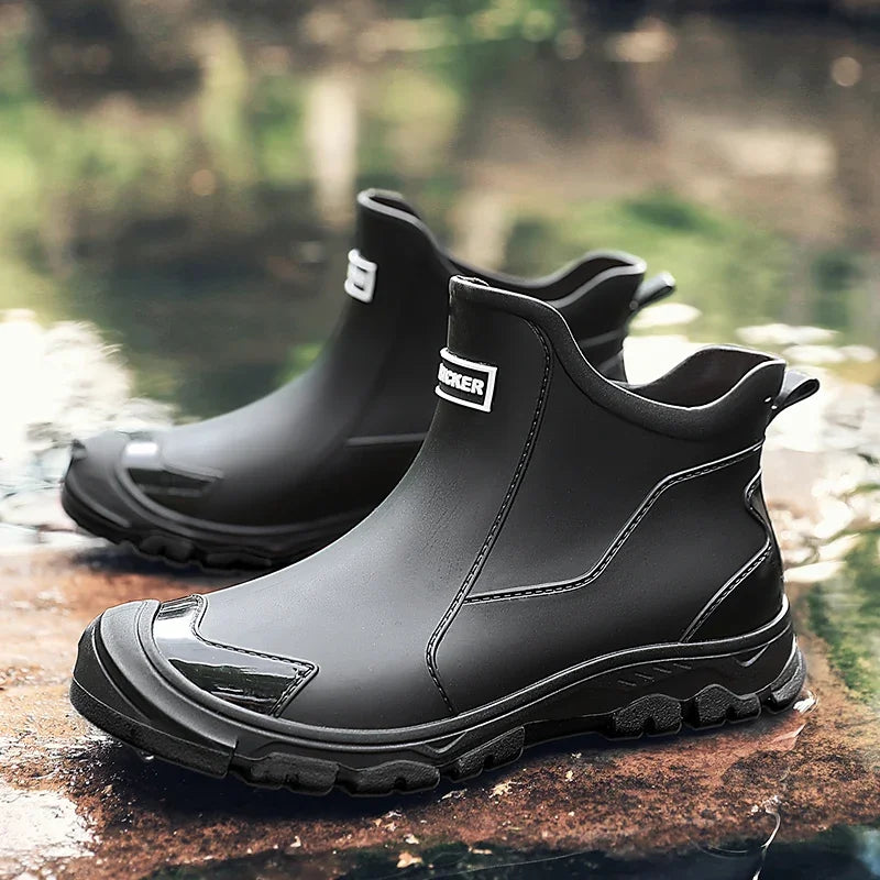 Men’s Casual Ankle Rain Boots 2025